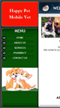 Mobile Screenshot of happypetvetcare.com